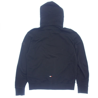 中古◆モンクレール パーカー スウェット HOODIE 2021 メンズ ブラック サイズL MONCLER【AFB29】