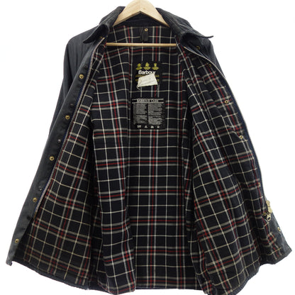 バブアー コート ビューフォート オイルド ブラック メンズ M Barbour BEAUFORT【AFA6】【中古】