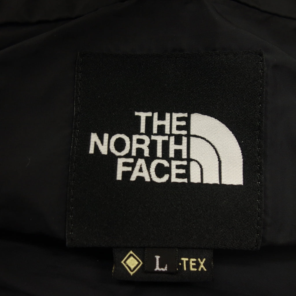 極美品◆ノースフェイス NP61960 マウンテンライトジャケット 総柄 メンズ ブラック×イエロー サイズL THE NORTH FACE【AFB53】