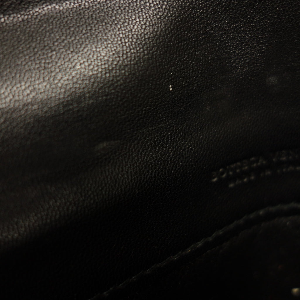 Used ◆ Bottega Veneta long wallet round zip intrecciato leather black BOTTEGAVENETA [AFI18] 