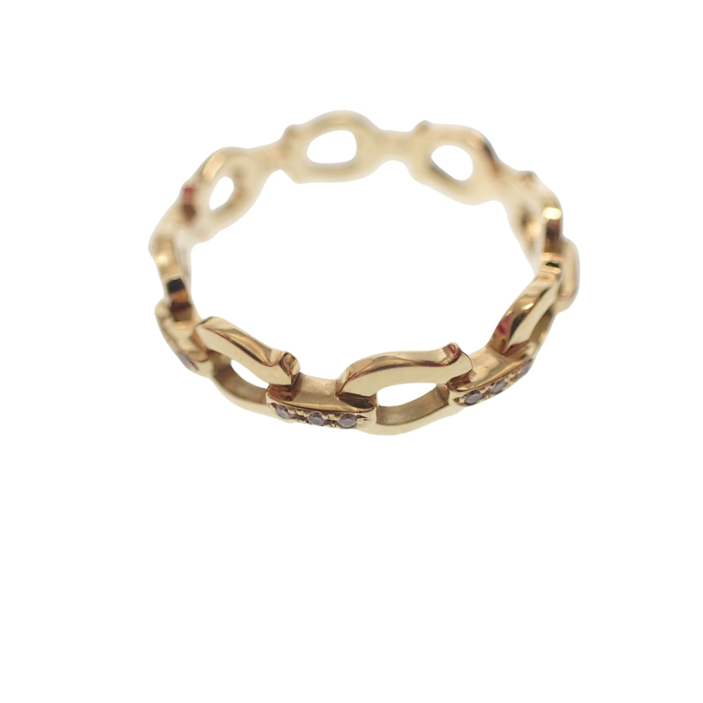 Very good condition ◆ Sympathy of Soul Ring Horseshoe Link Ring K18 2.3g Gold Approx. 10 SYMPATHY OF SOUL [AFI3] 