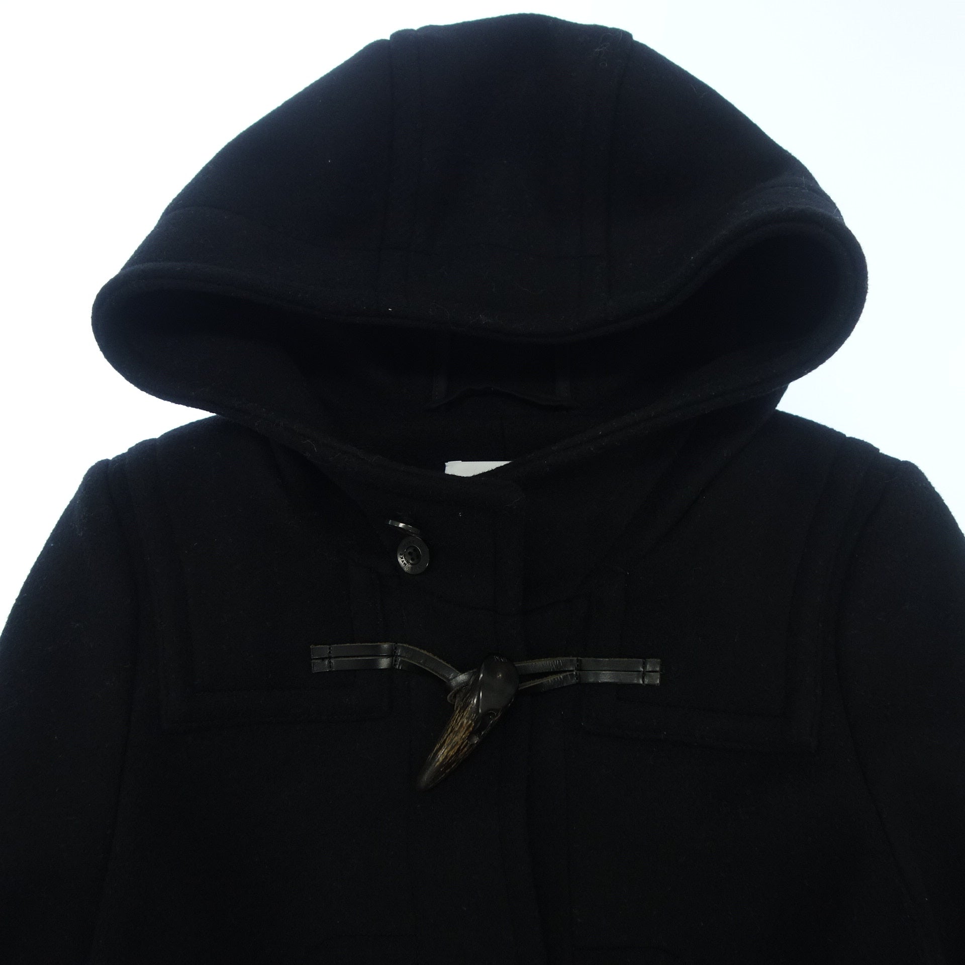 美品◇ハイク ダッフルコート ウール メンズ 1 黒 HYKE【AFB8