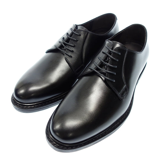 Like new◆JALAN SRIWIJAYA Leather Shoes 98651 Plain Toe Men's Size 7 Black JALAN SRIWIJAYA [AFD8] 