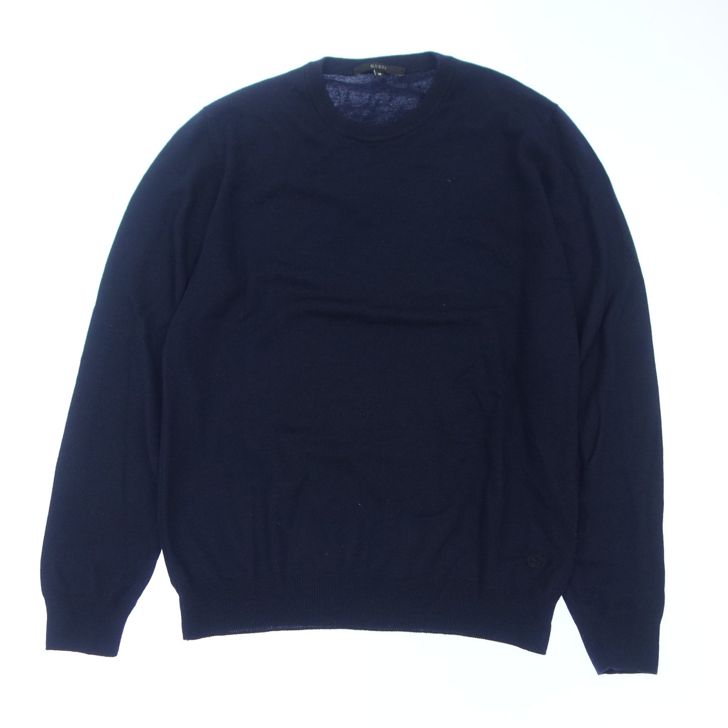 Gucci knit sweater 254707 Men's Navy M GUCCI [AFB49] [Used] 