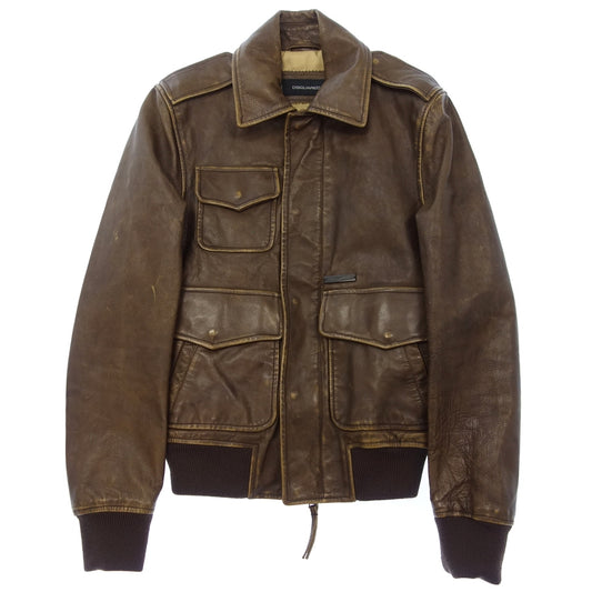 Used ◆D Squared Leather Jacket TYPE A-2 Men's Brown 42 DSQUARED2 [AFG1] 