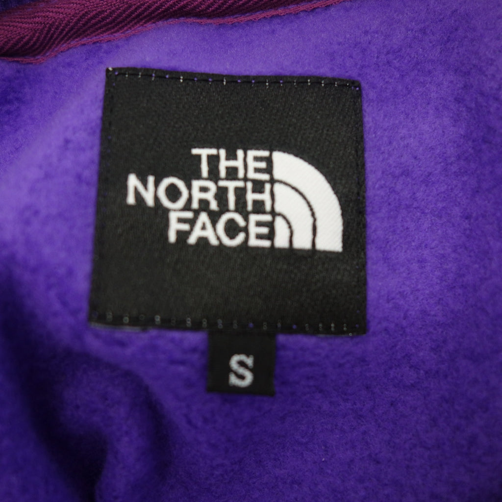 状况非常好◆The North Face 汗水圆领长袖方形徽标 NT62041 男士紫色 S THE NORTH FACE [AFB7] 