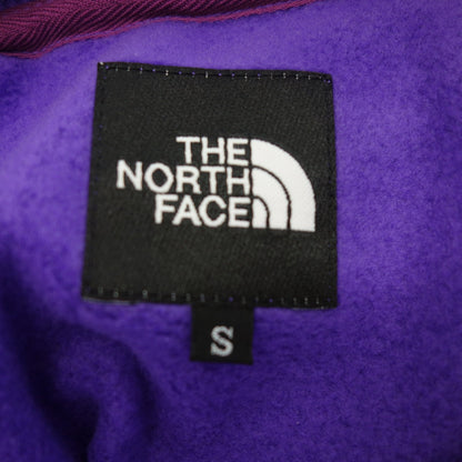 極美品◆ノースフェイス スウェット クルーネック 長袖 スクエアロゴ NT62041 メンズ 紫 S THE NORTH FACE 【AFB7】