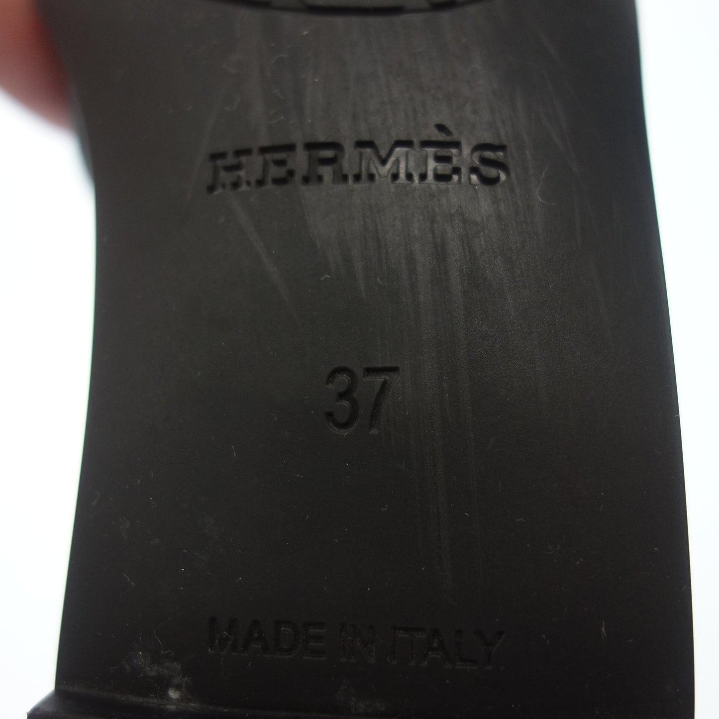 Hermes 凉鞋 Aloha Chaine d'Ancle 女式 37 黑色 HERMES [AFD6] [二手] 