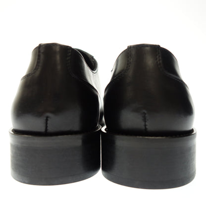 Very good condition ◆ Emporio Armani lace-up leather shoes plain toe men's size 42 black EMPORIO ARMANI [AFD1] 