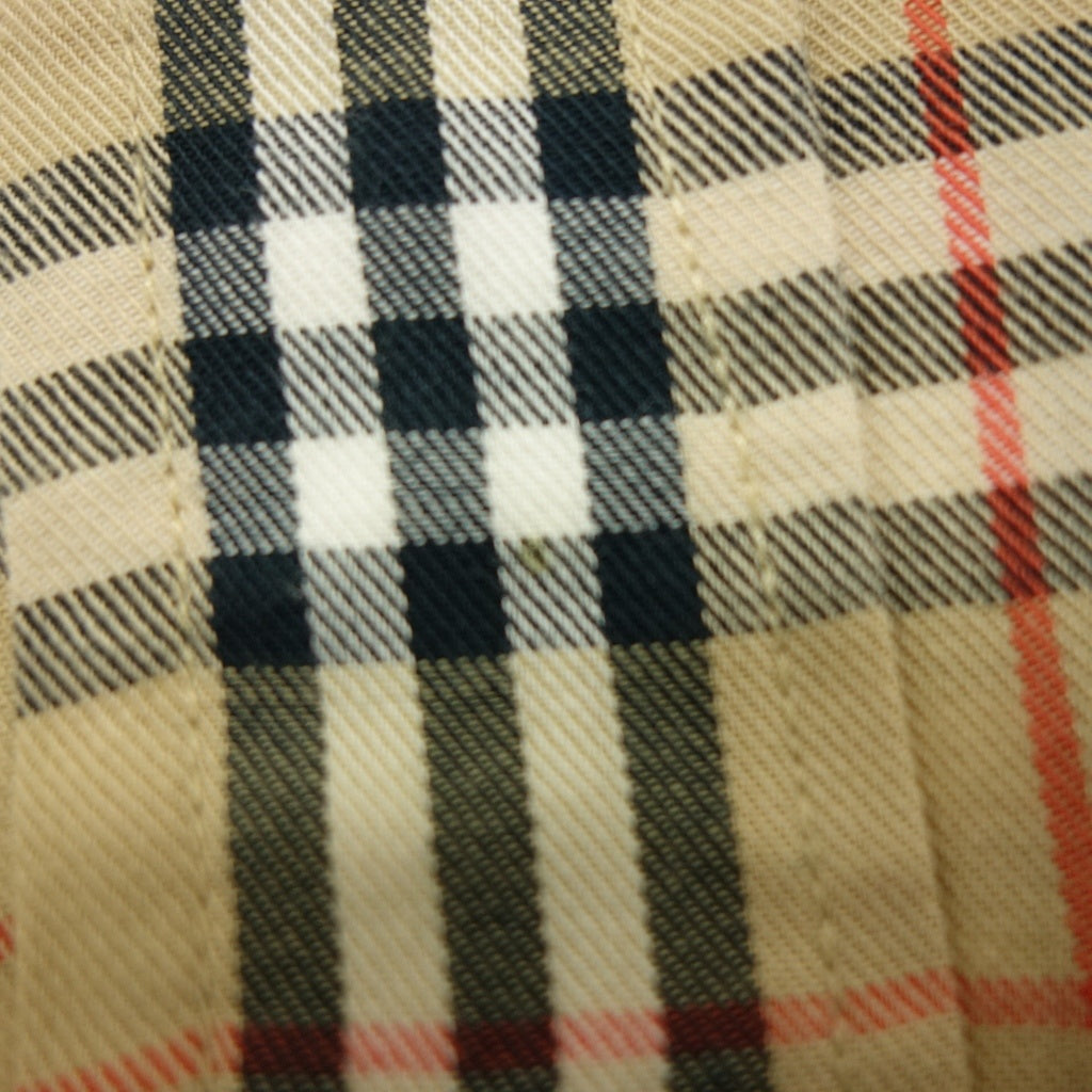 Very good condition ◆ Burberry London check shirt cotton men's beige size L BURBERRY LONDON [AFB33] 