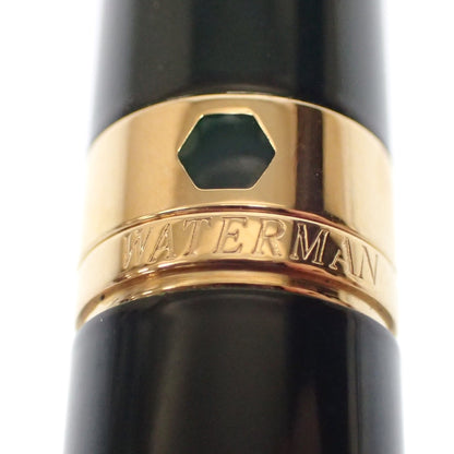 Good condition◆Waterman Fountain Pen Retalon Nib 18K750 Green x Gold WATERMAN [AFI12] 