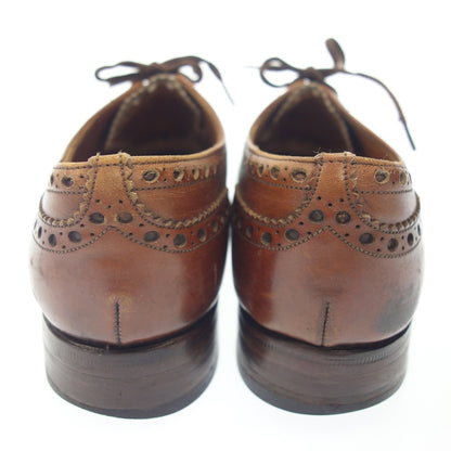 Used Church's Leather Shoes Chet Wind Full Brogue 3 Cities Men's Brown Size 6 Church's [AFC45] 