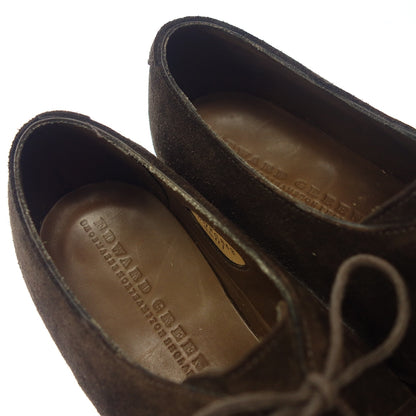 Like new◆Edward Green Leather Shoes Holborn Plain Toe EXTER Suede Men's 7.5 Brown Genuine Shoe Tree EDWARD GREEN HOLBORN [LA] 