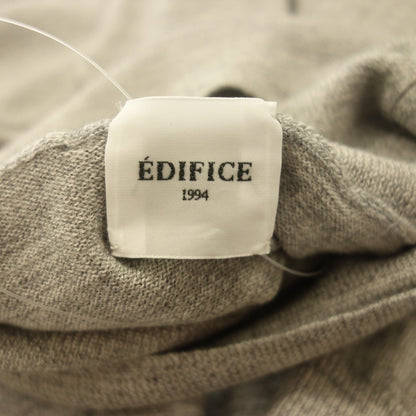 Unused ◆Edifice Turtleneck Knit Sweater Men's Gray Size XL EDIFICE [AFB11] 