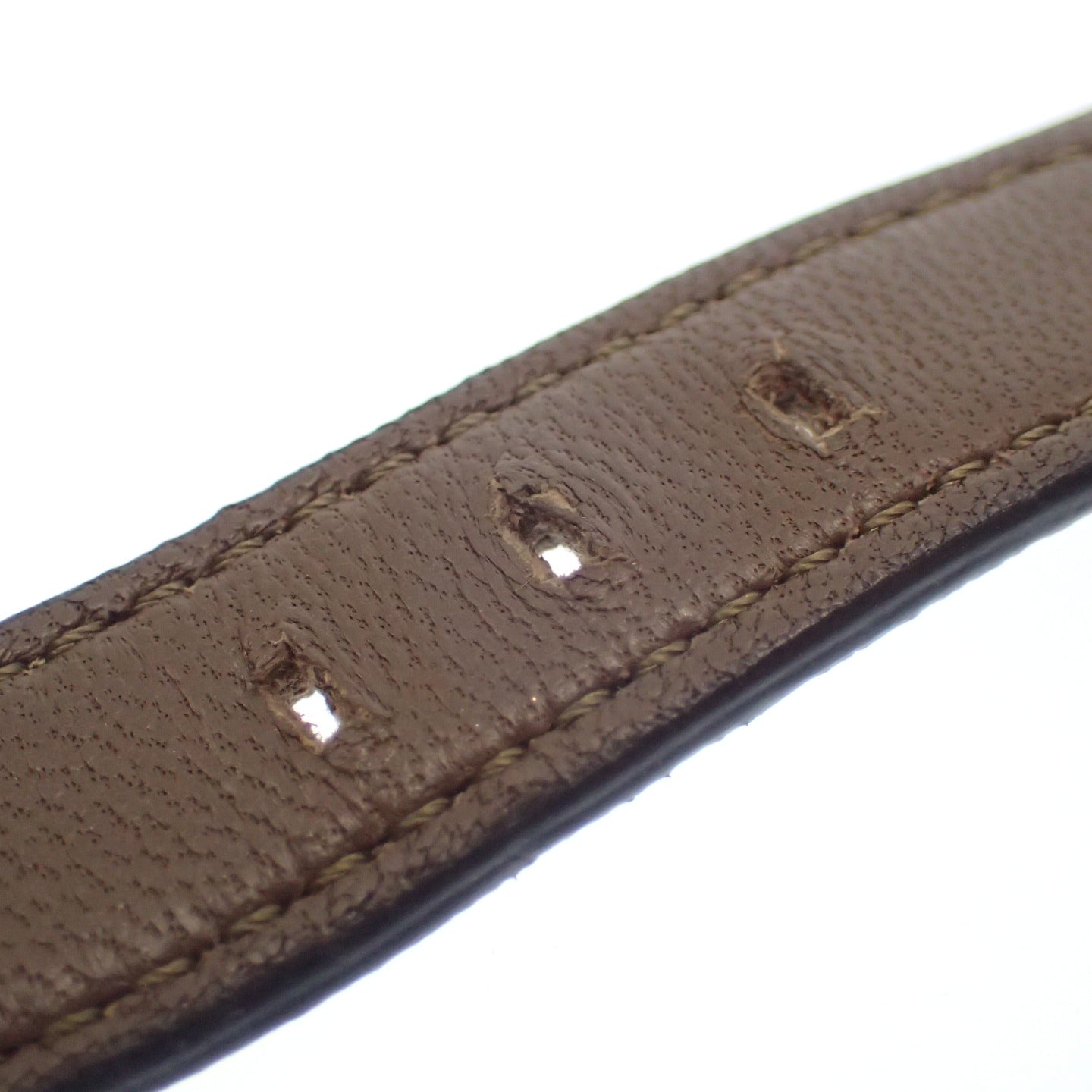 Good condition ◆LOEWE Bracelet Leather Brown x Gold LOEWE [AFI18] 