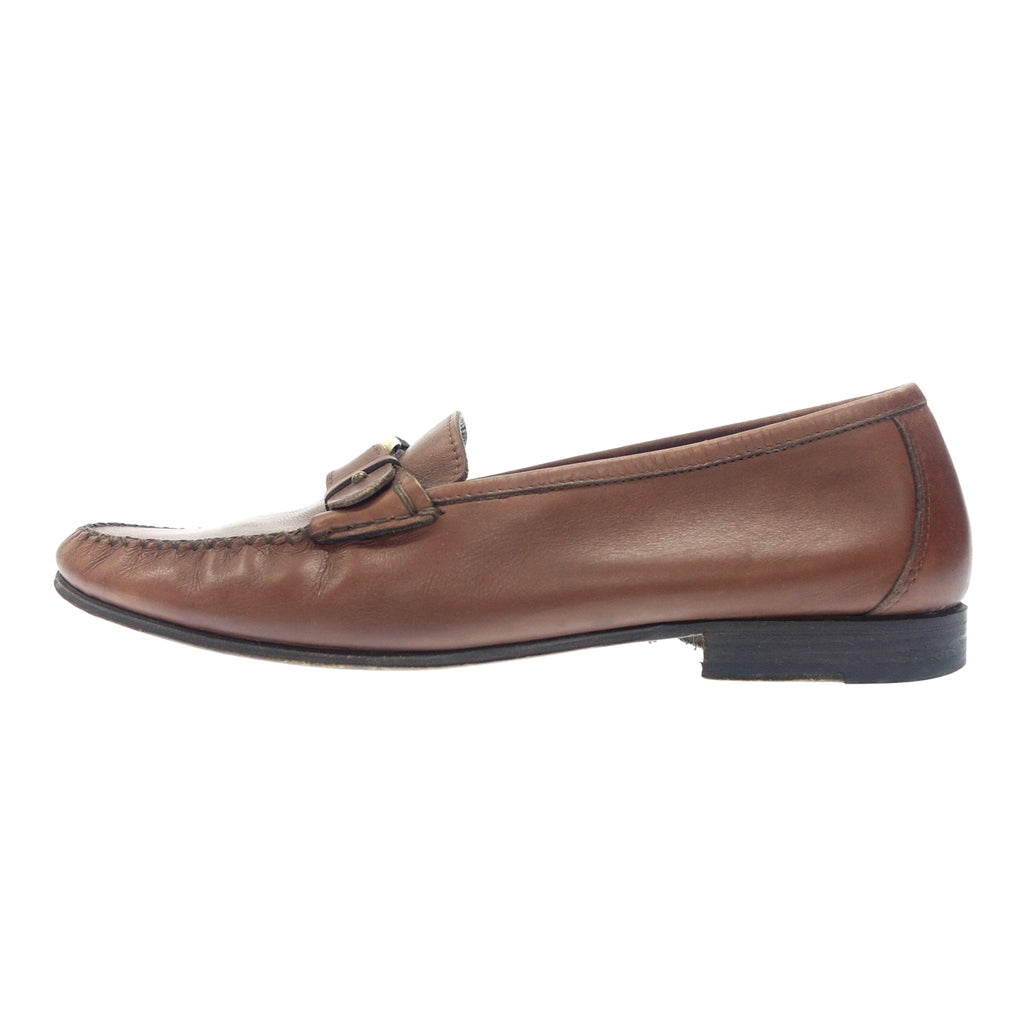 Used ◆Salvatore Ferragamo leather shoes loafers belt brown men's size 8.5 Salvatore Ferragamo [AFC48] 