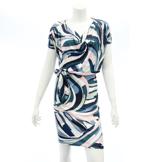 Emilio Pucci Dress Pucci Pattern with Belt Women's Multicolor 38 EMILIO PUCCI [AFB40] [Used] 