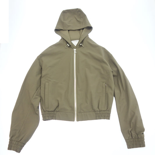 Good condition ◆ Bottega Veneta zip-up jacket with hood Silver hardware Men's Size 50 Beige BOTTEGA VENETA [AFB5] 