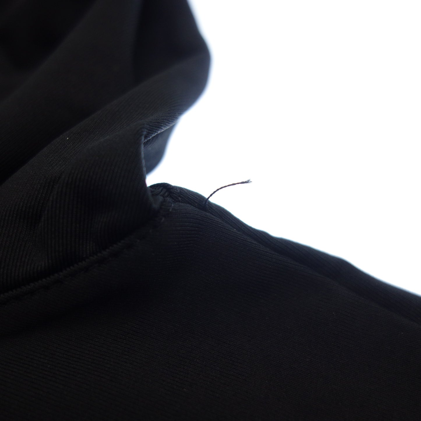 Good condition◆Prada T-shirt Stretch material V-neck Men's Black Size L PRADA [AFB30] 
