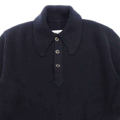 状况良好◆Maison Margiela Polo 针织毛衣 21AW 男士海军蓝尺码 M S50HA1016 S17781 MAISON MARGIELA [AFB35] 