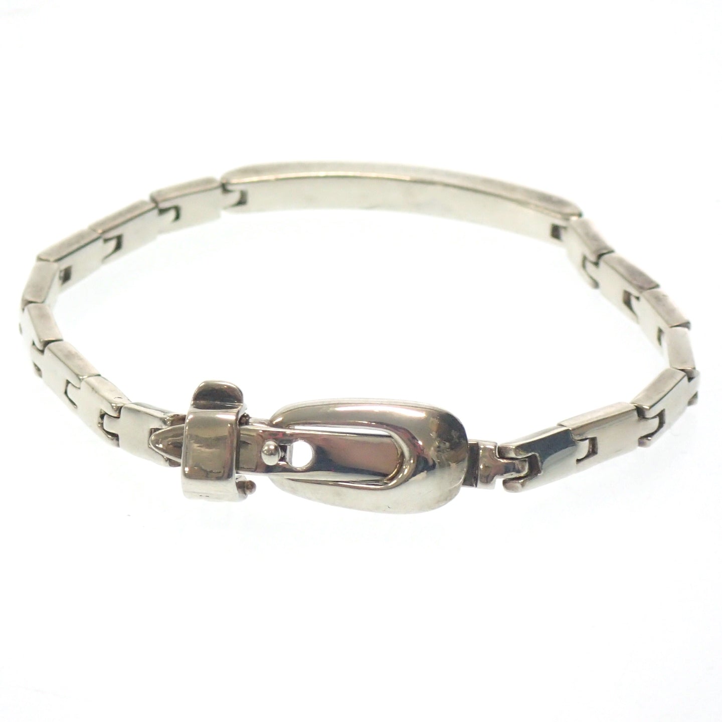 Good condition ◆ Gucci bracelet belt design SV925 silver GUCCI [AFI11] 