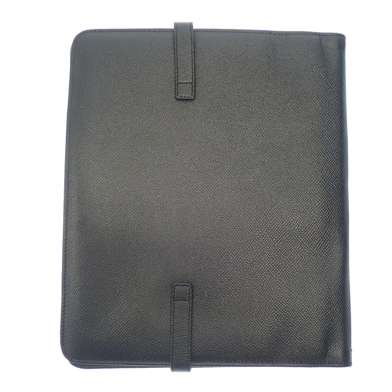 Very good condition◆Valentino Garavani Tablet Case Leather Black VALENTINO GARAVANI [AFI20] 