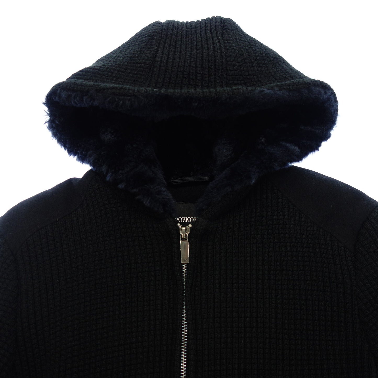 Used ◆ Emporio Armani Ship-up Parka Gackt wearing model Men's Black Size 46 P1R320 EMPORIO ARMANI [AFA2] 