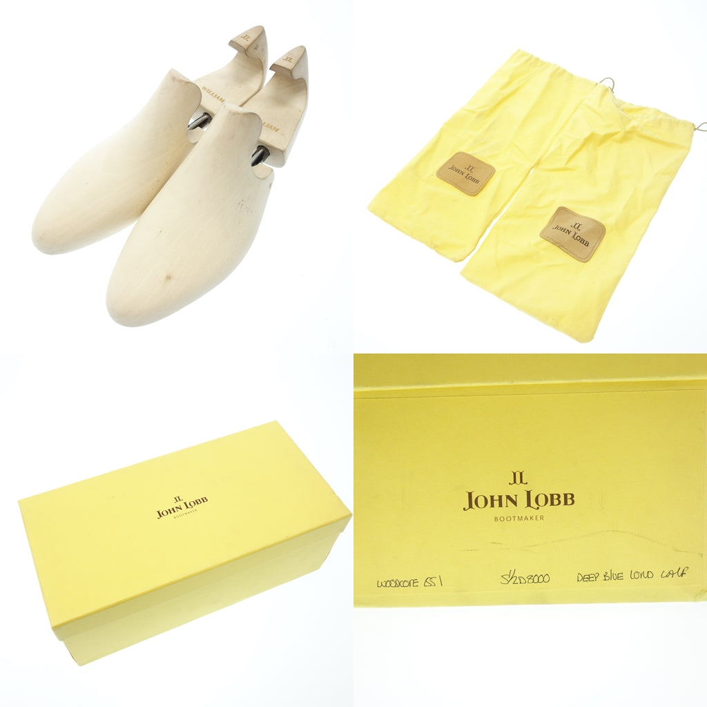 美品◆ジョンロブ ダブルモンクブーツ WILLIAMⅡBOOT メンズ ブラウン UK7E JOHN LOBB【LA】