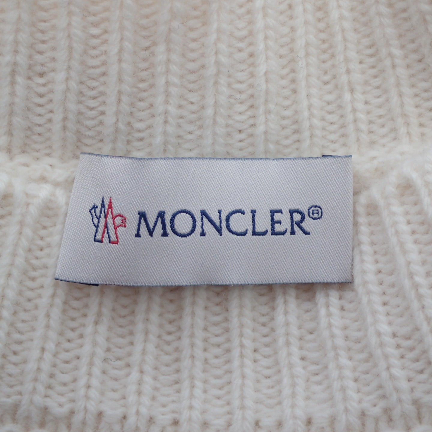 Moncler Knit Sweater MAGLIONE TRICOT GIROCOLLO Men's Ivory S MONCLER [AFB21] [Used] 