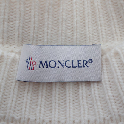 モンクレール ニットセーター MAGLIONE TRICOT GIROCOLLO メンズ アイボリー S MONCLER【AFB21】【中古】