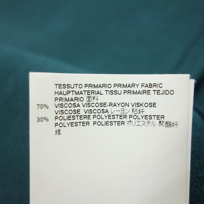 中古◆ディースクエアード ロングワンピース タイト スリット フレンチスリーブ 18SS レディース S 緑 DSQUARED2【AFB37】