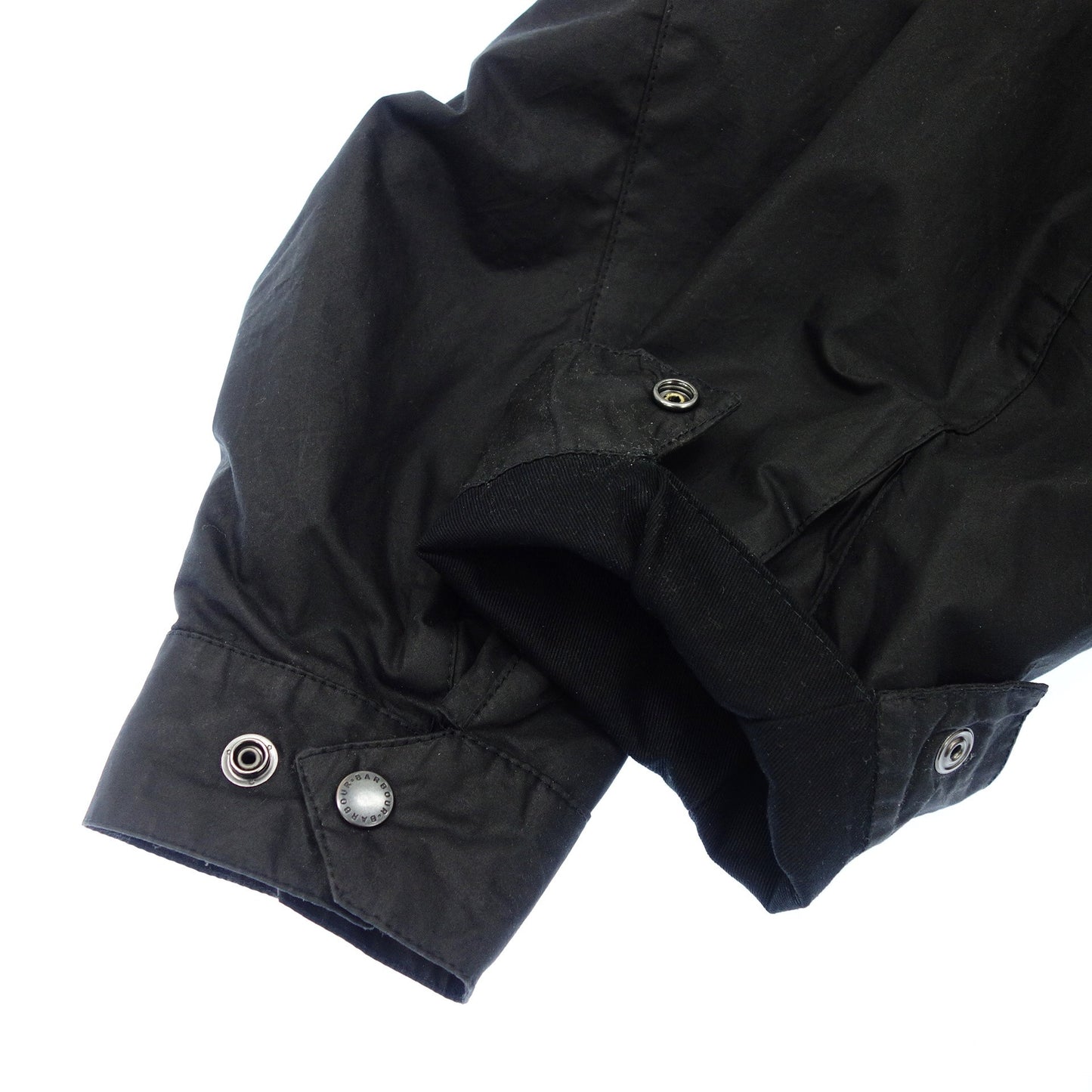 Good condition ◆ Barbour Engineered Garments Wax Jacket Lincoln Men's Size S Black Barbour ENGINEERED GARMENTS [AFA22] 