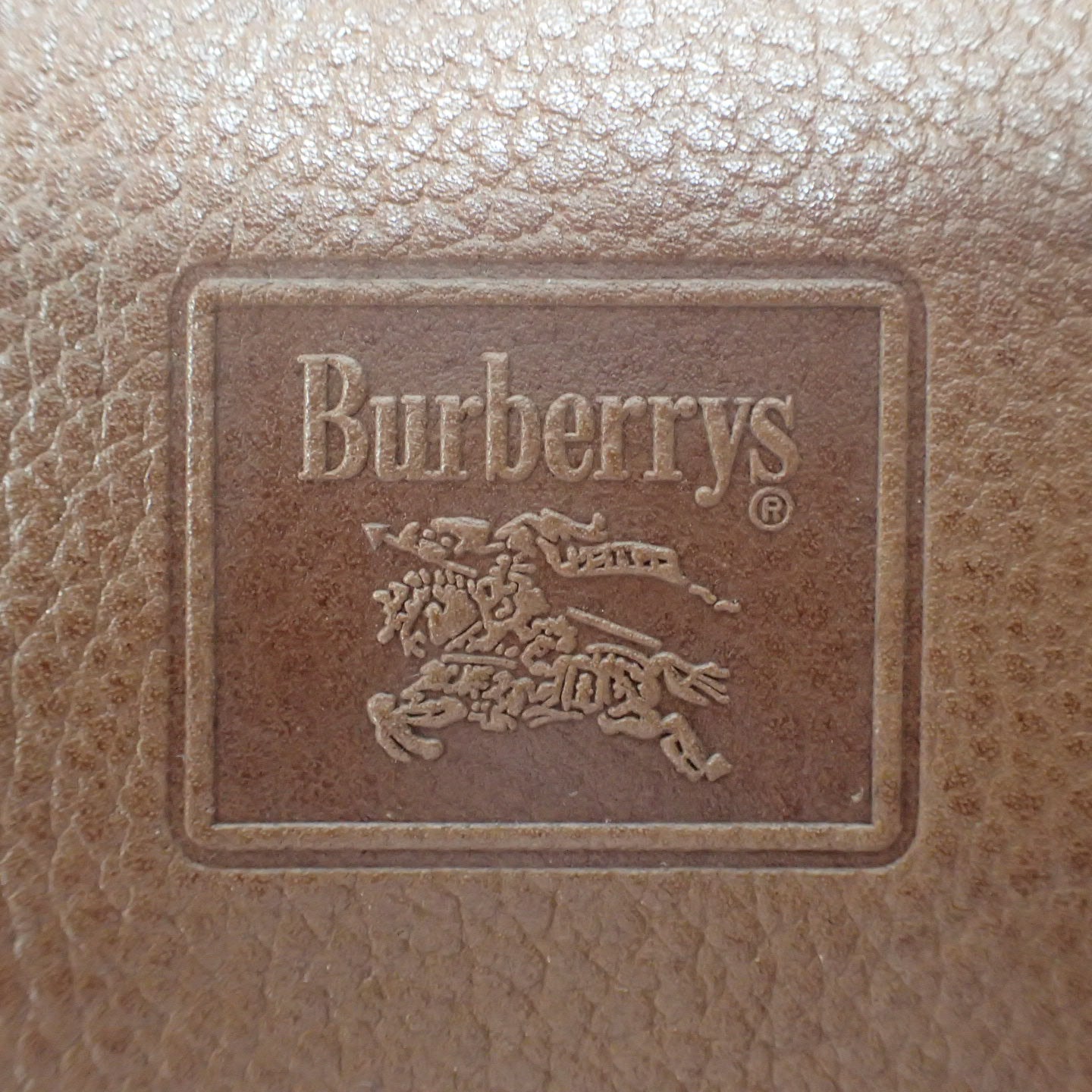 Burberrys Shoulder Bag Leather Inside Nova Check Brown Burberrys [AFE6] [Used] 