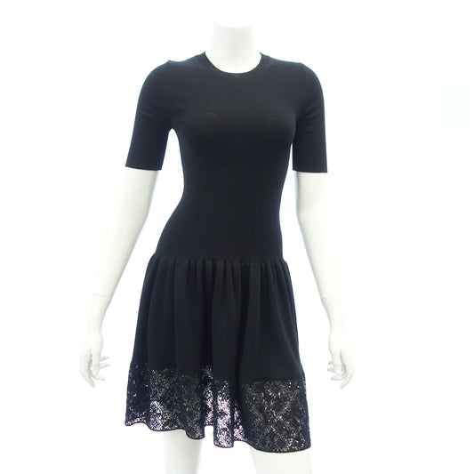 LOUIS VUITTON Dress Knit Sequins Women's Black XS LOUIS VUITTON [AFB18] [Used] 