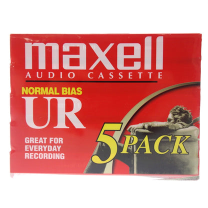 Unused ◆ Supreme cassette tape Maxell 5-piece set unopened Supreme Maxell [AFI18] 