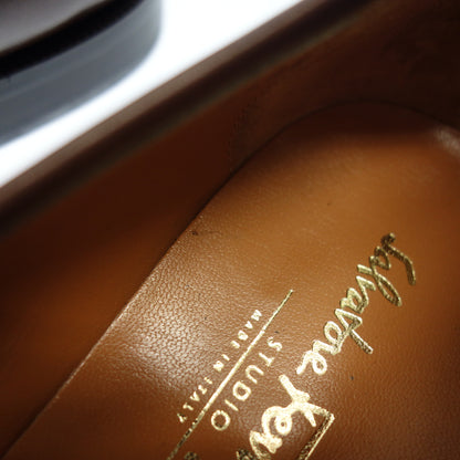 Very good condition ◆Salvatore Ferragamo bit loafer men's 8h brown Salvatore Ferragamo [AFC55] 