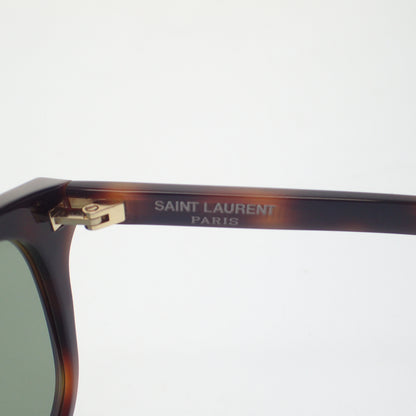 Like new◆Saint Laurent sunglasses clear lens tortoiseshell pattern SL288 SLIM 002 brown x black case included Saint Laurent [AFI17] 