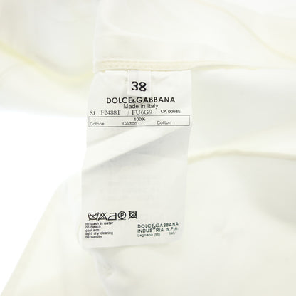 品相良好◆Dolce &amp; Gabbana 双层夹克银色纽扣女式白色 38 码 DOLCE &amp; GABBANA [AFB18] 