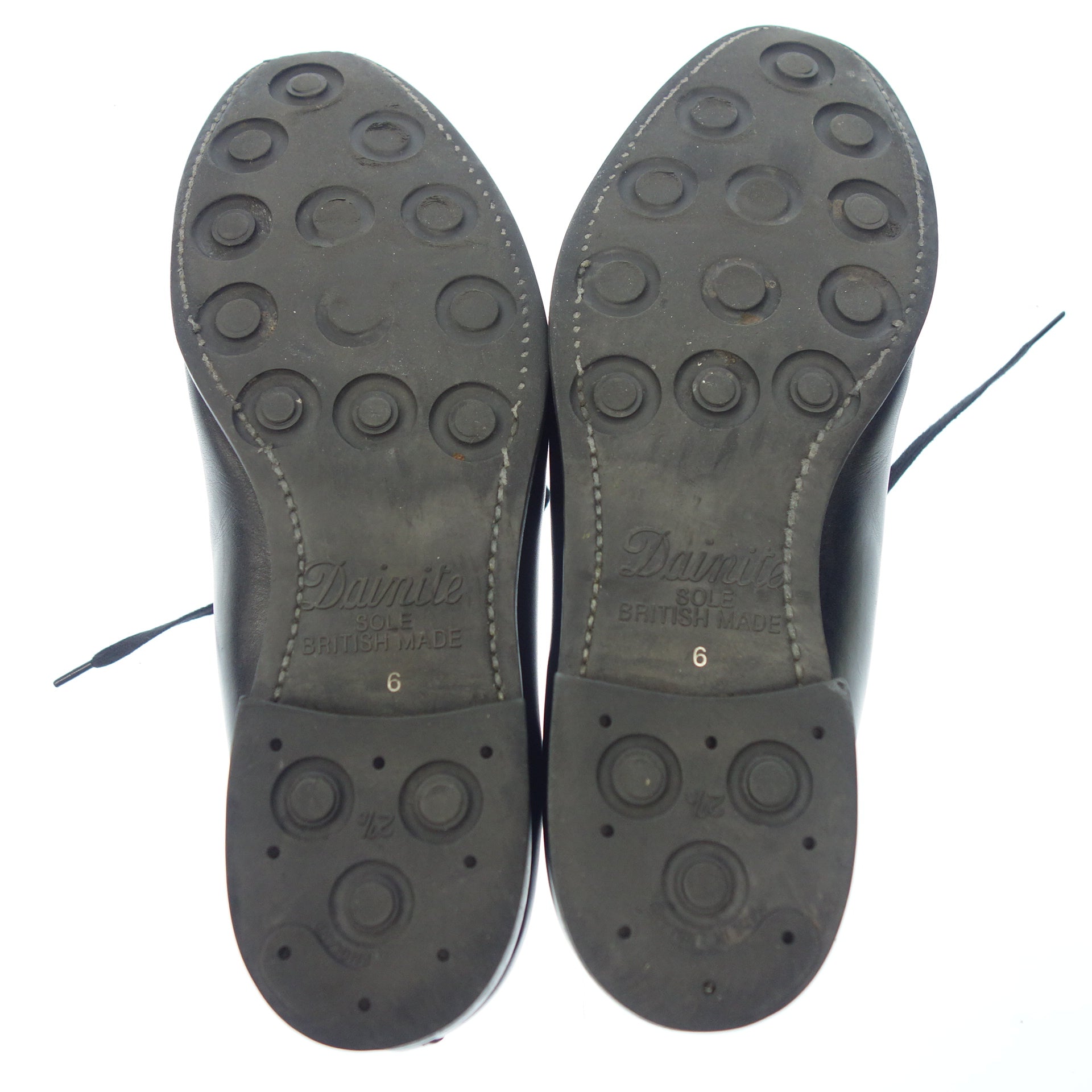 Used ◇Shetland Fox Leather Shoes Plain Toe 001F Men's Black