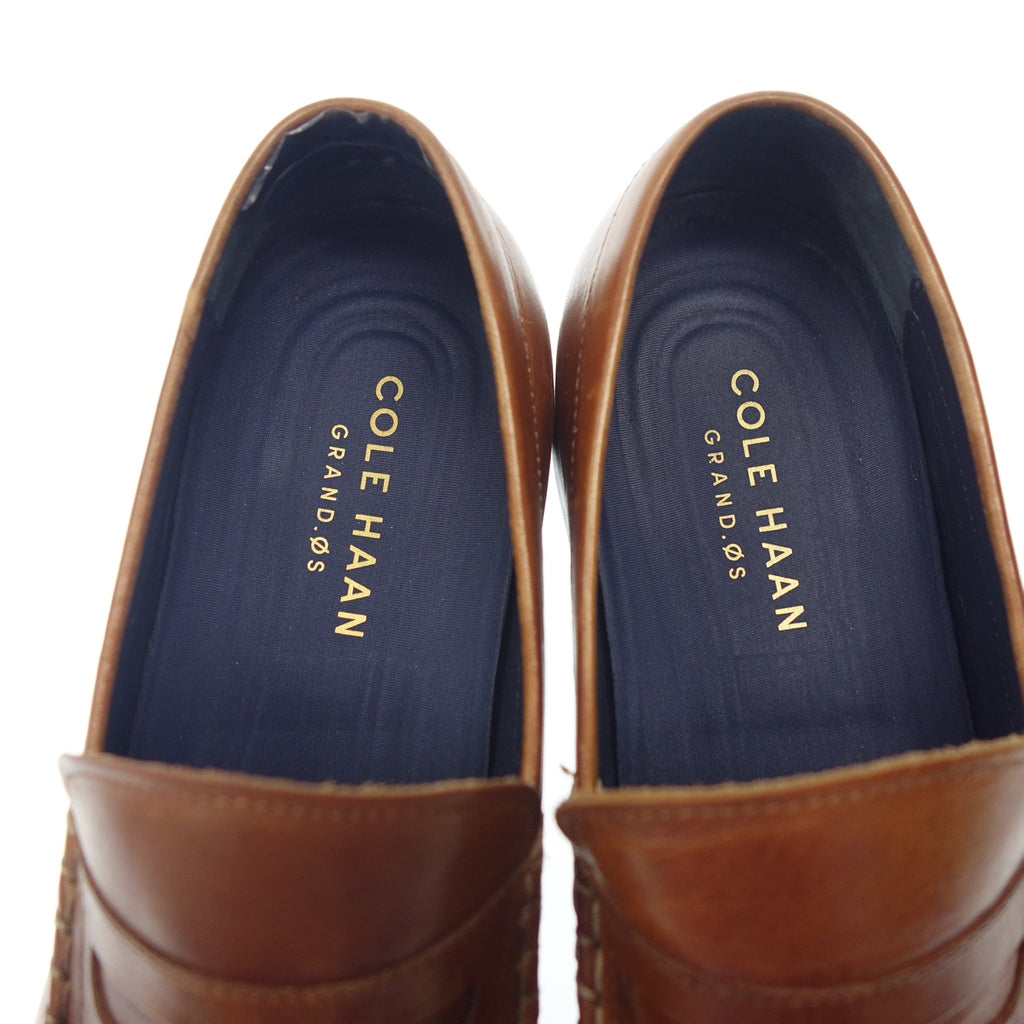 Good Condition◆ Cole Haan Leather Shoes Coin Loafers C24169 Men's Brown Size 8.5 COLE HAAN [AFC7] 