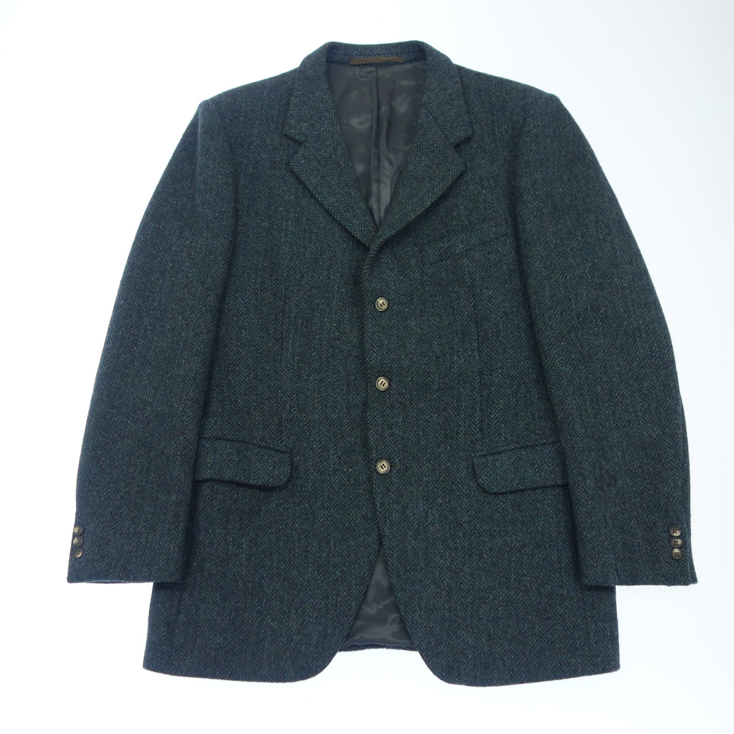 Used ◆Atelier Torino Tailored Jacket Harris Tweed Men's Gray Atelier Torino [AFB42] 