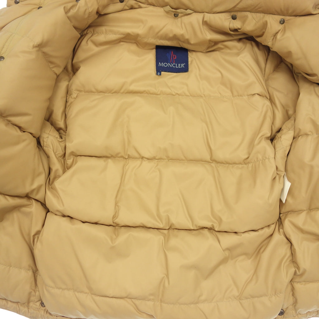 中古◆モンクレール ダウンジャケット カラコルム メンズ イエロー系 サイズ0 MONCLER【AFA17】