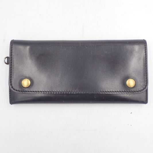 Arts and Crafts Long Wallet Horween Shell Cordovan Navy ARTS &amp; CRAFTS [AFE3] [Used] 