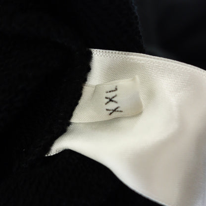 Good condition ◆ Celine pullover hoodie chest logo ladies size XXL black CELINE [AFB3] 