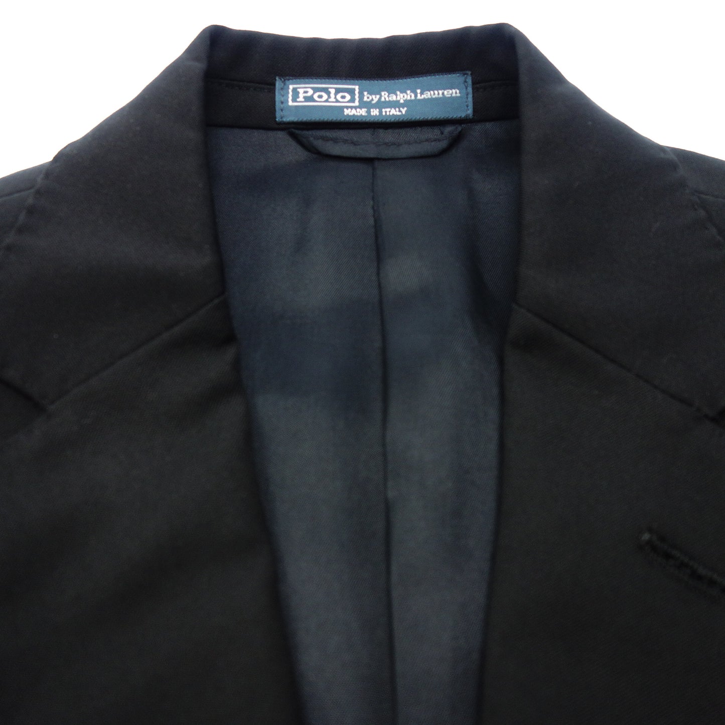 Used ◆ Polo Ralph Lauren 2B Tailored Jacket Men's Black 36 POLO RALPH LAUREN [AFA21] 