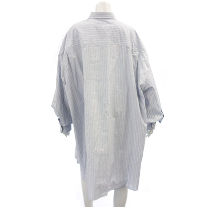 Very good condition ◆ Maison Margiela 22SS Shirt Dress Striped Blue Ladies Size M S51DL0253 Maison Margiela [AFB38] 