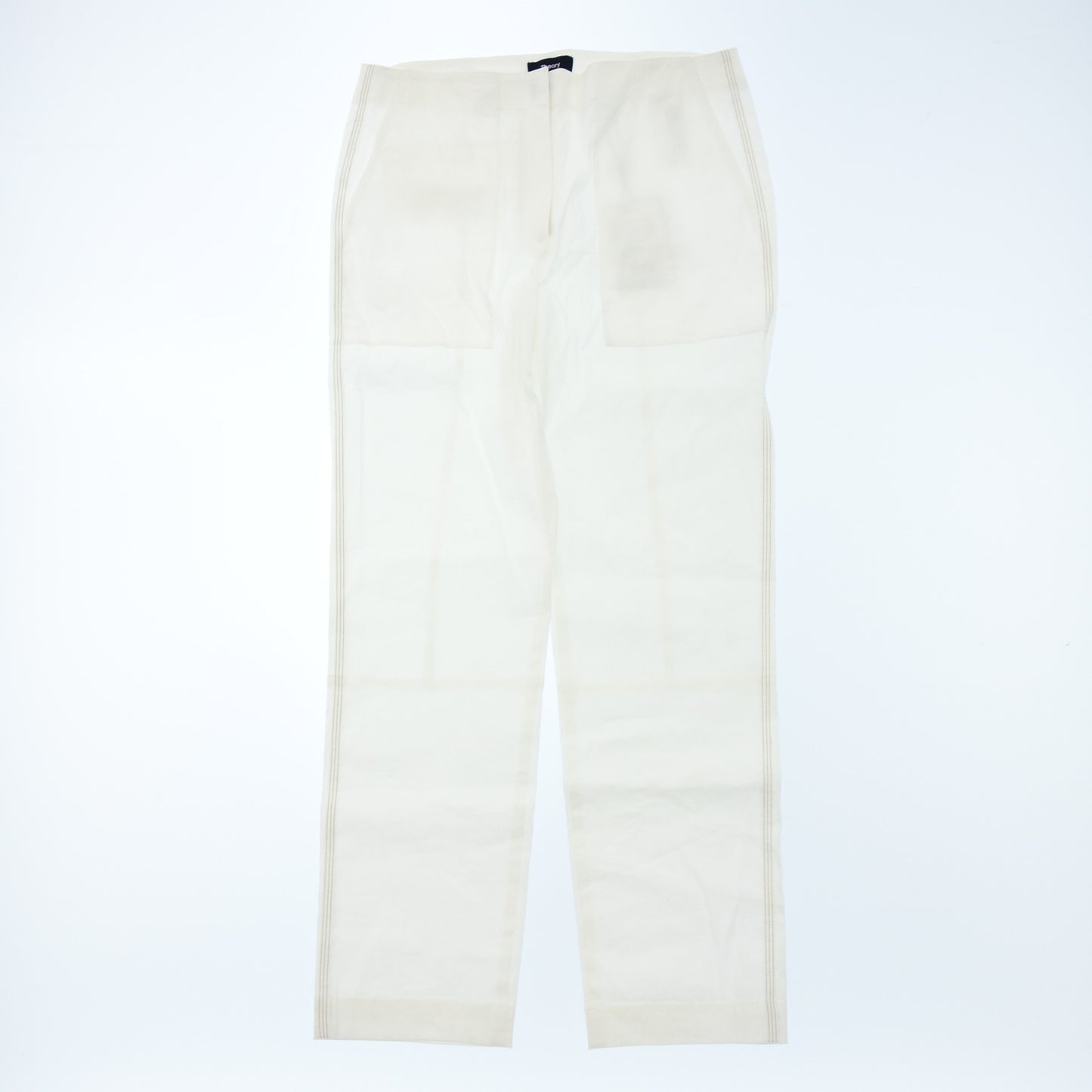 Theory Slim Crop Pants with Tag Women's White 4 Theory [AFB50] [Used] 