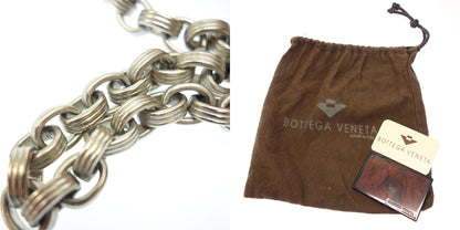 二手 ◆ Bottega Veneta 链条手提包 麂皮搭扣 橙色 带镜面 Bottega Veneta [AFE6] 