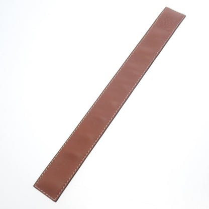 LOEWE Anagram slap bracelet leather brown LOEWE [AFI11] [Used] 