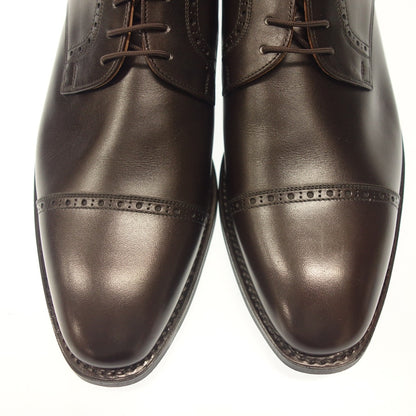 Very good condition◆Scotch grain leather shoes Quarter brogue 0290 Men's Brown Size 27 SCOTCH GRAIN [AFD14] 